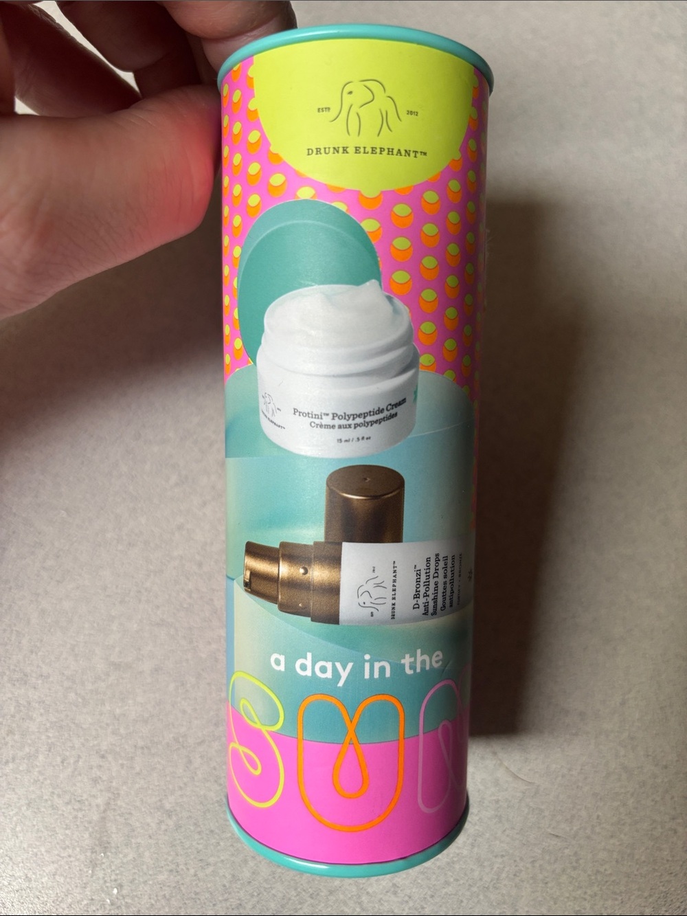 BNIB DRUNK ELEPHANT A DAY IN THE SUN SKINCARE SET SUNCARE